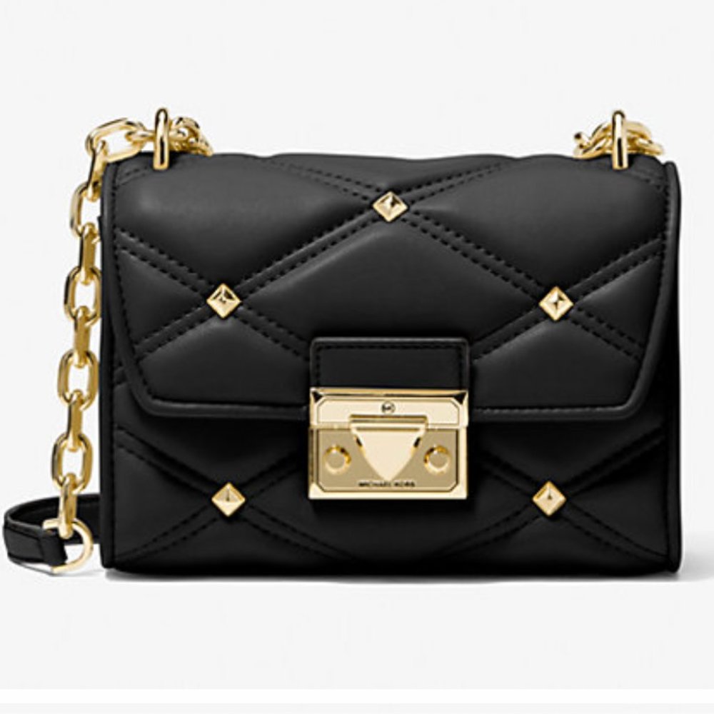 Michael kors studded crossbody